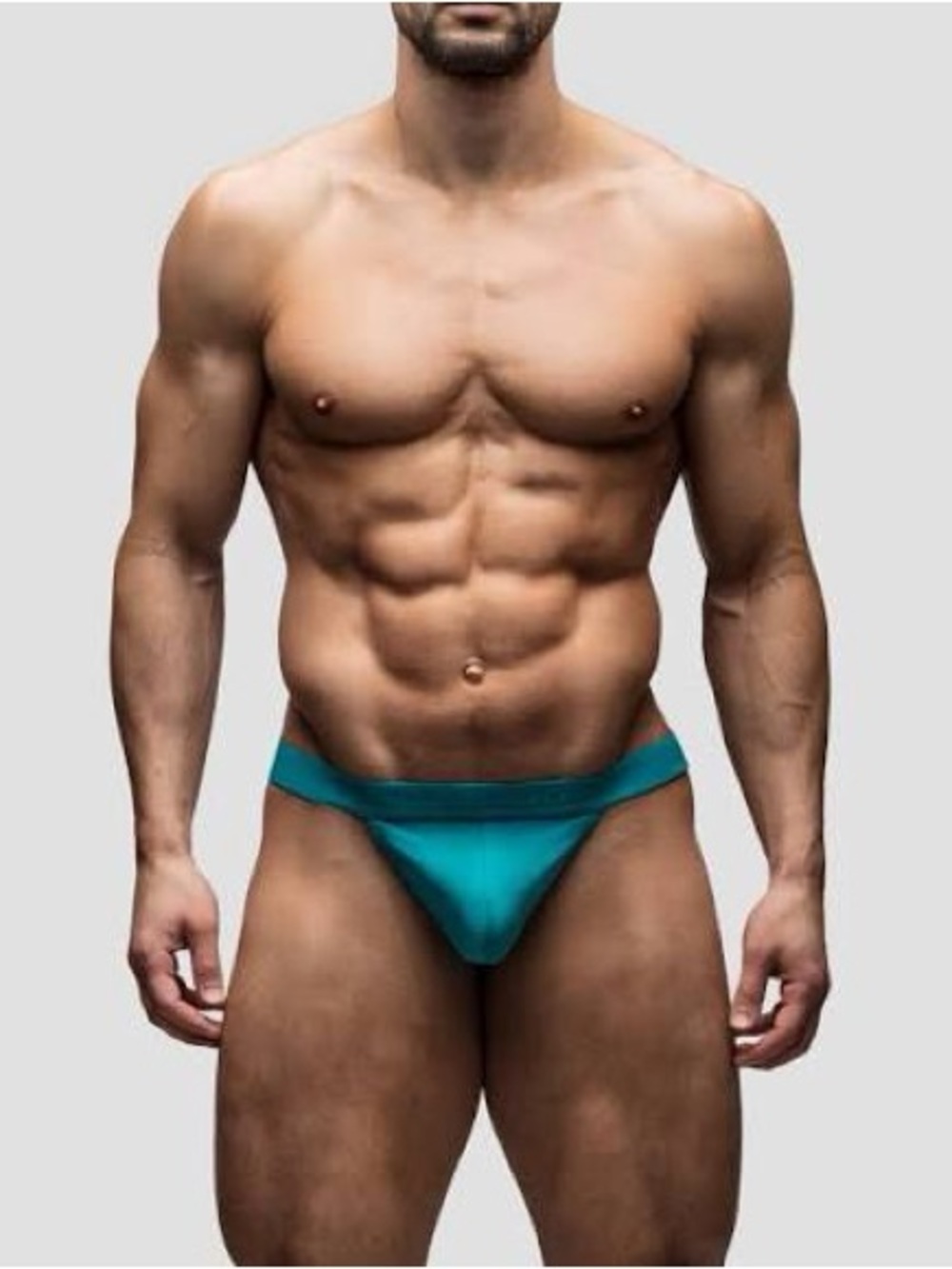 Men’s Todd Sanfield aqua thong XL